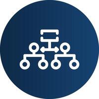 Labeled Hierarchy Creative Icon Design vector