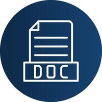 Doc Creative Icon Design vector