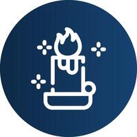 Candle Creative Icon Design vector