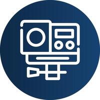 Action Camera Creative Icon Design vector