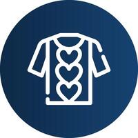 Shirt Creative Icon Design vector