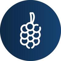 Grapes Creative Icon Design vector