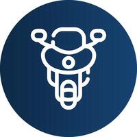 Motorbike Creative Icon Design vector