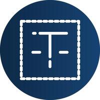 Text Box Creative Icon Design vector