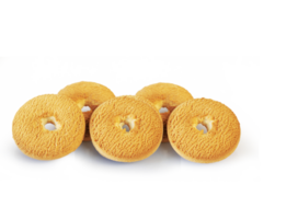 crispy  biscuits cracker isolated on transparent background png file Pro PNG