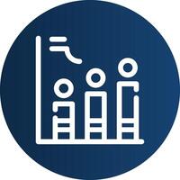 Histogram Creative Icon Design vector