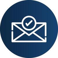 Email Creative Icon Design vector