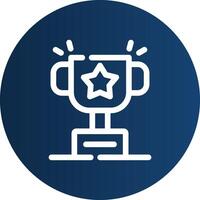 Trophy Creative Icon Design vector