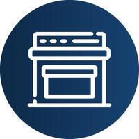 Oven Creative Icon Design vector