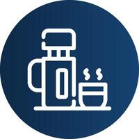 Thermos Creative Icon Design vector