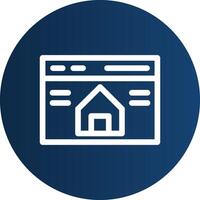 Property Sale Creative Icon Design vector