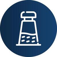 Salt And Pepper Creative Icon Design vector