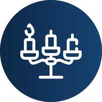 Candelabra Creative Icon Design vector