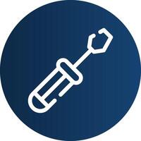 Screwdriver Creative Icon Design vector