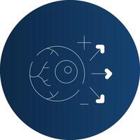 Longsighted Creative Icon Design vector