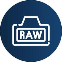 Raw Creative Icon Design vector