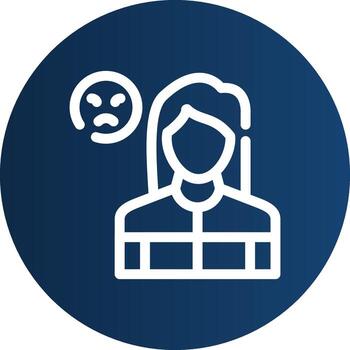 diseño de icono creativo mentiroso vector