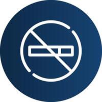 No Smoke Creative Icon Design vector