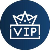 VIP Creative Icon Design vector