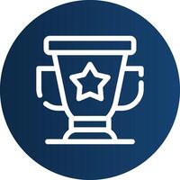 Trophy Creative Icon Design vector