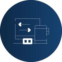 Digital Platform Creative Icon Design vector