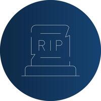 Grave Creative Icon Design vector