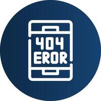 Error Creative Icon Design vector