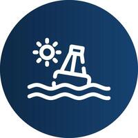 Buoy Creative Icon Design vector