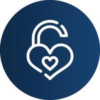 Padlock Creative Icon Design vector