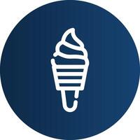 Ice Cream Creative Icon Design vector