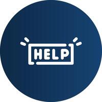 Help Creative Icon Design vector