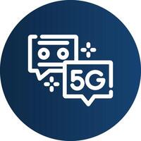 5G Creative Icon Design vector