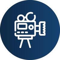 Video Camera Creative Icon Design vector