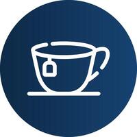 Tea Cup Creative Icon Design vector