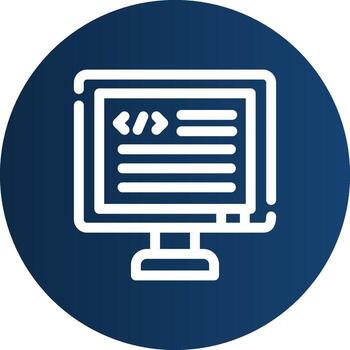diseño de icono creativo de código vector