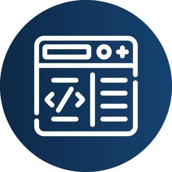programación creativo icono diseño vector