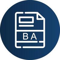 BA Creative Icon Design vector