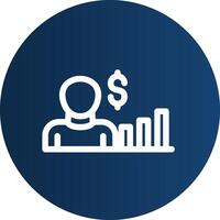 Broker Creative Icon Design vector