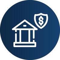 Banking Security Creative Icon Design vector