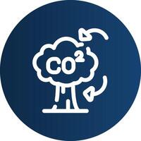 CO2 Creative Icon Design vector