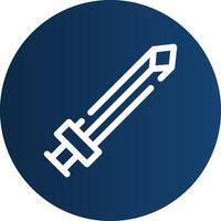 Sword Creative Icon Design vector