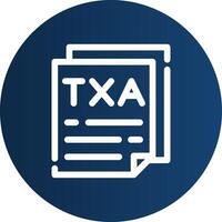 Taxes Creative Icon Design vector