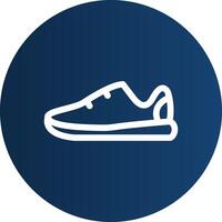 Sneakers Creative Icon Design vector
