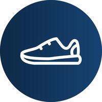 Sneakers Creative Icon Design vector