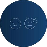Line Blue Colour Gradient vector