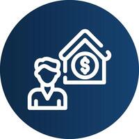 Broker Dealer Creative Icon Design vector