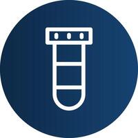 Test Tube Creative Icon Design vector