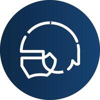 Helmet Creative Icon Design vector