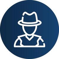 Detective Creative Icon Design vector