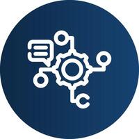 Business Automation Creative Icon Design vector